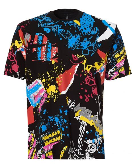 versus versace graffiti t shirt